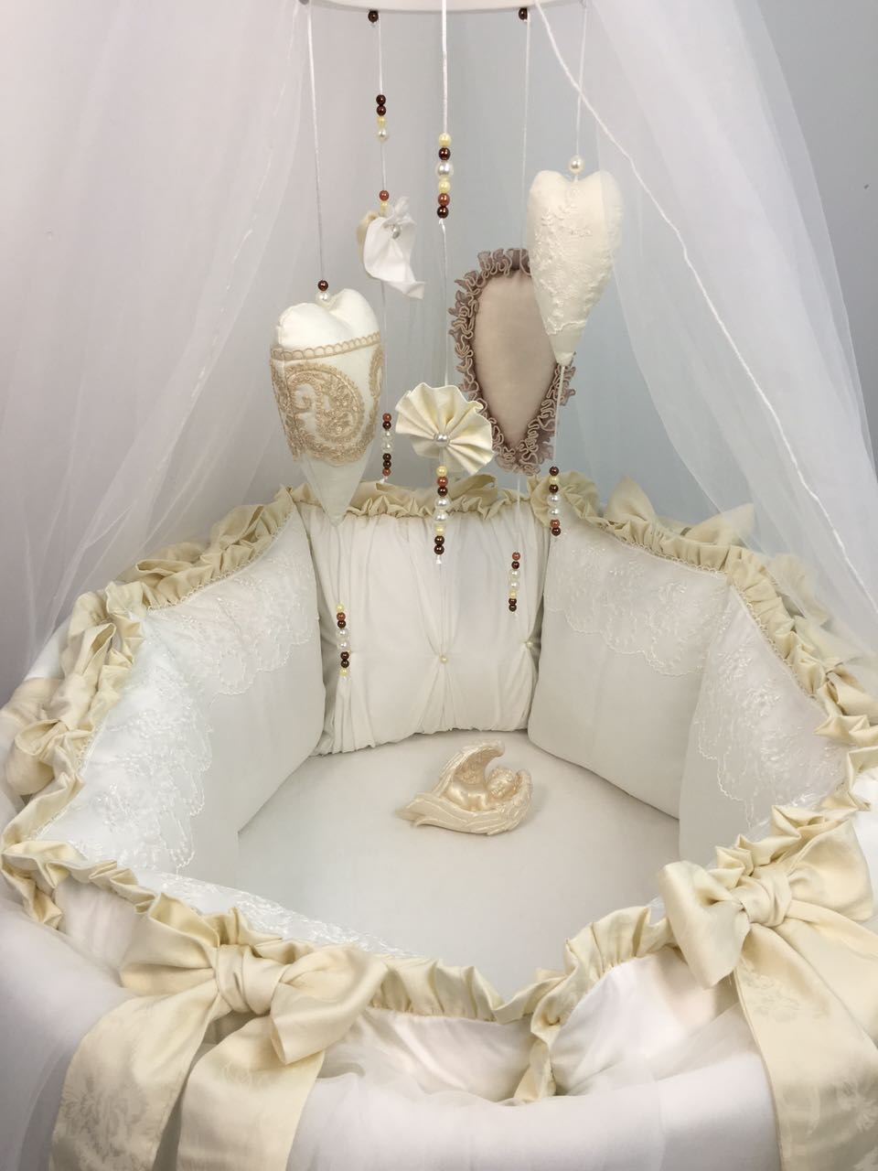 Комплект MARELE для овальной кроватки "Версаль"